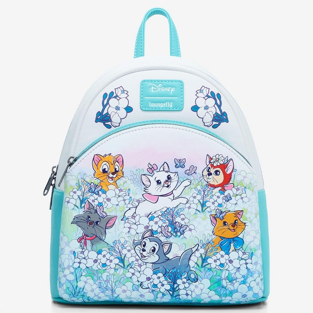 Loungefly Disney Cats Flower Field Mini Backpack